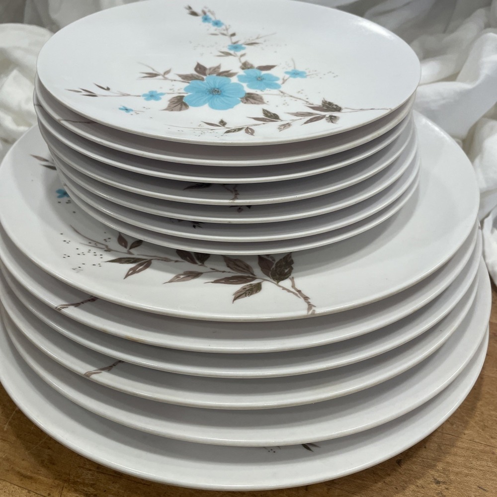 VTG Apollo Ware Melmac By Alexander Barna Melamine Set 6 Big 7 Small Plates MCM